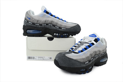 Undefeated x Nike Air Max 95 GEO Concord Black Purple Men's Limited Edition Snea