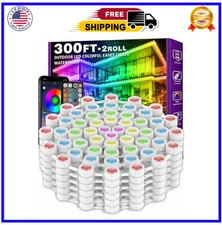 300FT Permanent Outdoor RGB Lights - IP67 Waterproof