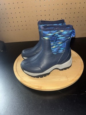 L.L.Bean Kids All Season Wellie Kids Shoes Navy Digi Camo