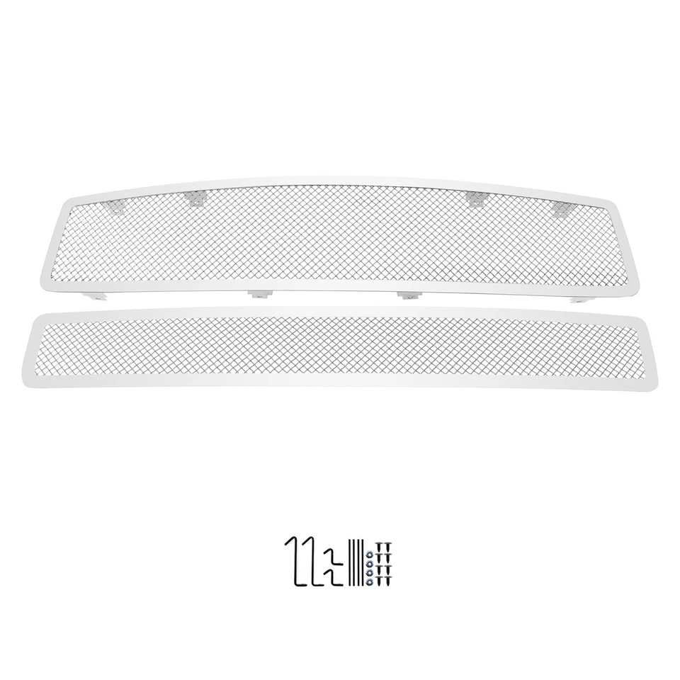 Combo de parrilla de malla inoxidable Nissan Máxima 2009-2014 personalizado Foto 2 de 4