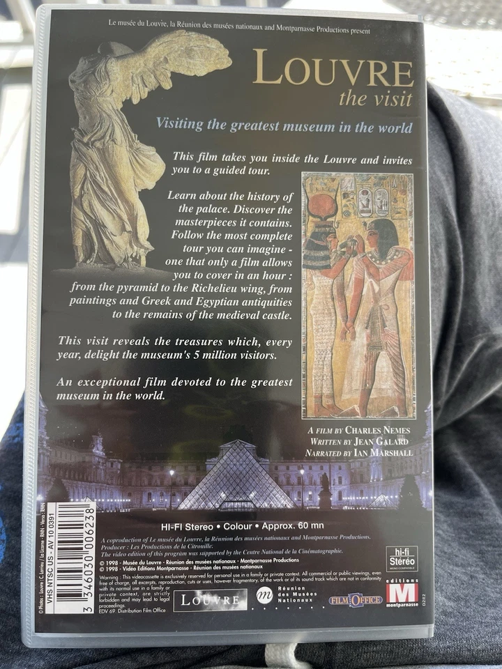LOUVRE: The Visit (VHS, 1998) Visiting The Greatest Museum In The World - Image 2 of 2
