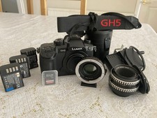 Panasonic Gh5 Bundle With Viltrox Speed Booster, Lens And More! Clean Condition