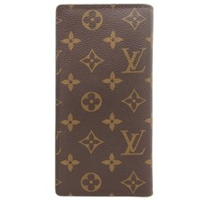 LOUIS VUITTON Monogram Portefeuille Brazza Long Wallet Bifold