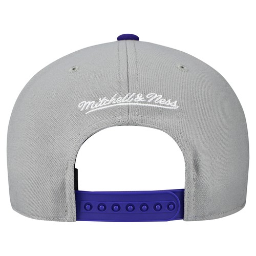 Unisex-Mitchell & Ness  Gray Tampa Bay Rays Basic Coop Pro Adjustable Hat - Picture 4 of 4