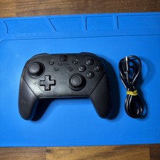 Nintendo Switch Pro Wireless Gaming Controller Black - Cleaned & Tested ✅