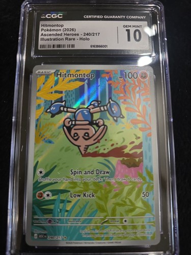 Hitmontop graded CGC 10 for sale on eBay