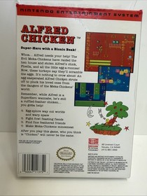 Alfred Chicken Nintendo Entertainment System NES Complete CIB +Protective Case