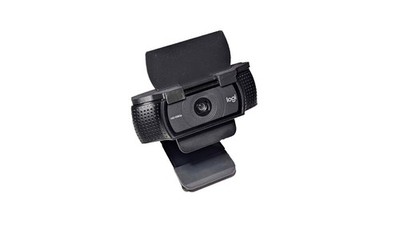 Logitech Webcam-Abdeckung für C920/C920S/C920X/C922X/C930e in Schwarz Hergestellt in UK