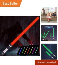 Durable 7-Color Light Up Saber for Kids - Perfect for Cosplay Parties