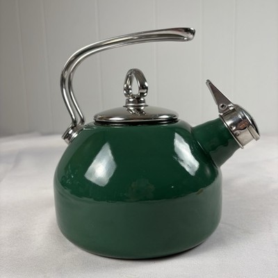 Tea Kettle Whistling Chantal Classic Forest Green 1.8Q Gas Electrical Induction