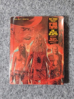 ROB ZOMBIE Trilogy Blu-ray Target Exclusive Steelbook 3-Disc Set Metal Tin