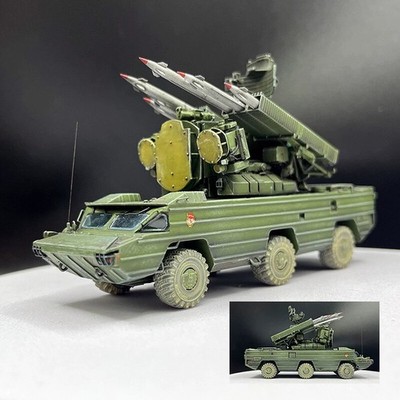 AM 1/72 Russian SAM8 Gecko Air Defense Missile System Painted Finished Model Toy