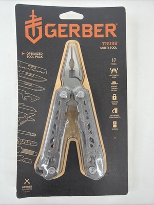 Gerber Truss Multi-Tool 17 Tools Sheath Screwdriver Saw Glass Breaker Pliers