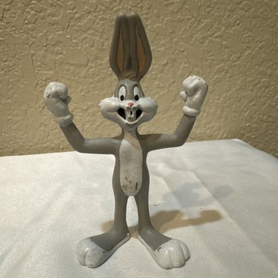 VTG 1991 Warner Brothers Looney Tunes Bug Bunny 3.5'' PVC Toy Figurine.