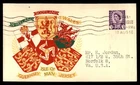 Mayfairstamps Great Britain FDC 1958 Queen Coat of Arms First Day Cover aax_4613