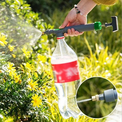 #ad Adjustable Bottle Sprayer Nozzle High Pressure Garden Watering Spray Tool $8.99