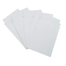 100 Pack Stay Flat Photo Document Mailers 6x8 White Rigid Self Seal Envelopes