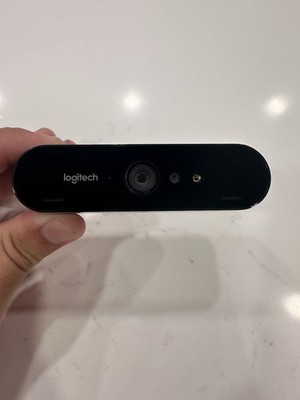 Logitech MX Brio Ultra HD 4K Webcam Black with Cable and Mounts! Near Mint Cond!