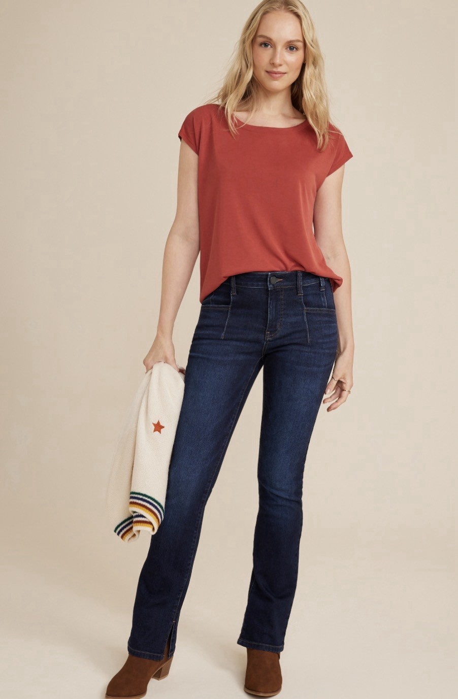 Maurices Women's Everflex Slim Bootcut Mid Rise Jeans, 10S