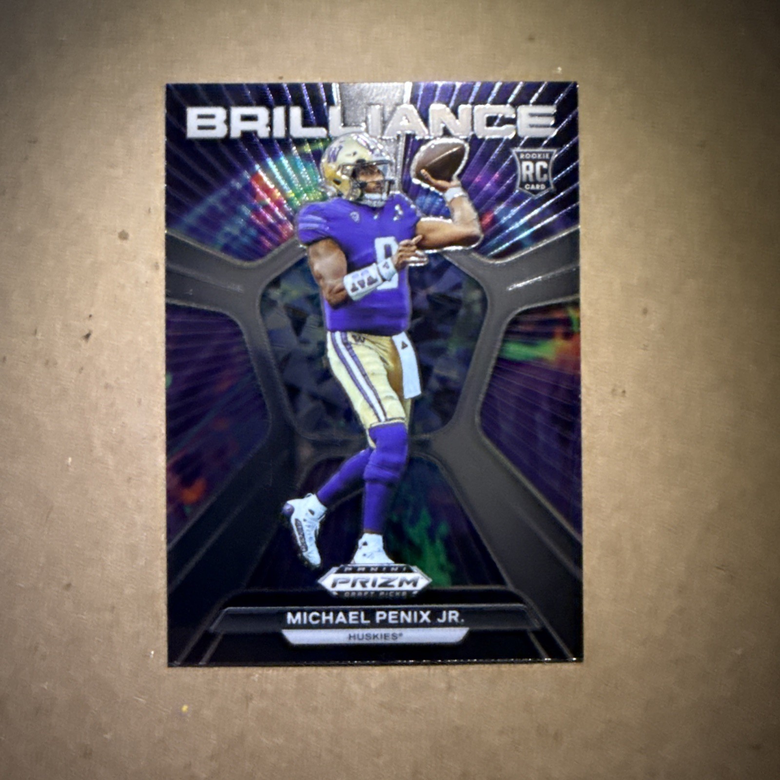 2024 Panini Prizm Draft Picks Brilliance - Michael Penix Jr. #BR-MPJ (RC)