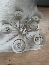 Laura Ashley Mulroy Antler-Style 5 Arm Chandelier Ceiling Light