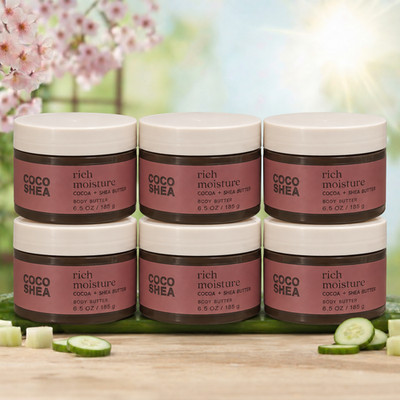 Bath & Body Works - COCO Shea Moisture Whipped Body Butter 6.5 oz [6 Pack]