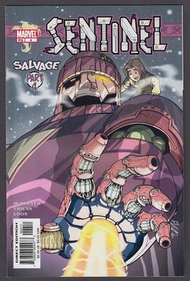 SENTINEL SALVAGE #4 Marvel comic book 9 2003