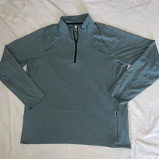 REI co-op Active Pursuits 1/4 Zip Pullover Long Sleeve Mens XL Stretch Pocket 