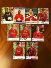 9 Autogramme FSV ZWICKAU-Sammlung/Konvolut-Satz-AK-Autogrammkarten-Sachsenring
