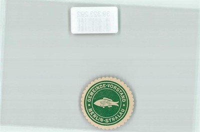 39323292 - 1020 Friedrichshain Sttralau Gemeindevorstand Fisch Gruen Weiss