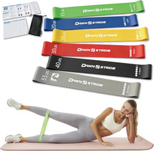 6-Level Resistance Loop Bands Set for Yoga, Strength Training  Therapy