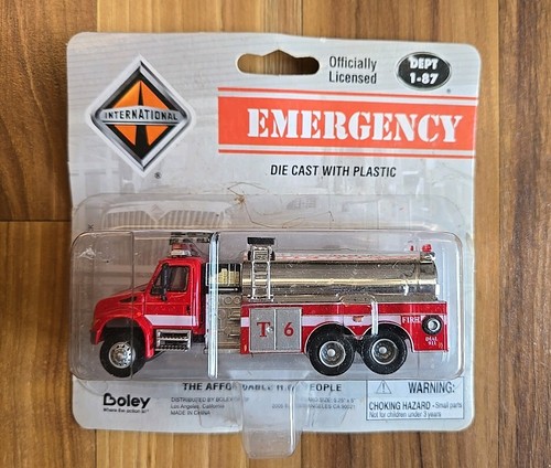 Boley Emergency International T 6 Feuerwehrauto Maßstab 1:87