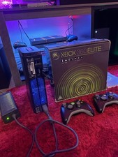 Microsoft Xbox 360 Elite 120gb Custom Console Bundle Boxed With 2 Controllers