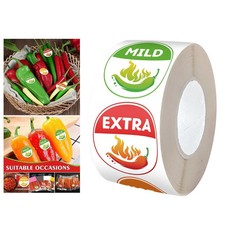 500x 4 Level Home Spiciness Indicator for Grocery Store Hot Sauce Restaurant