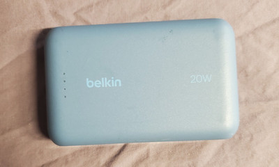 Belkin BoostCharge 10K Power Bank 20W USB-C Portable Charger Blue
