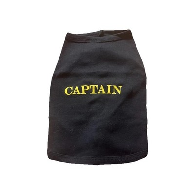 Dog Cat Puppy Captain Shirt Top Small Nautical Navy