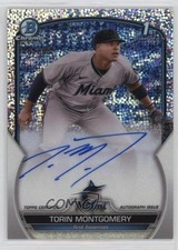 2023 Bowman Chrome Prospect Speckle Refractor /299 Torin Montgomery Auto 0za0