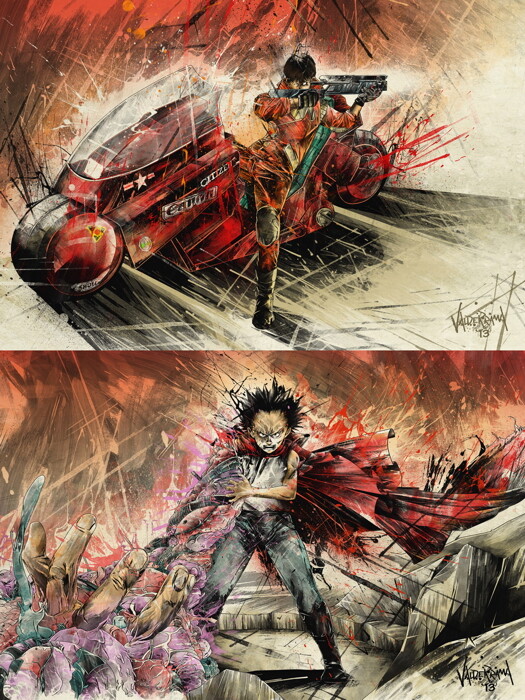 専用 KANEDA 額装 1000 Editions AKIRA POSTER Kaneda Framed