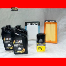 KIT TAGLIANDO FIAT 500X TIPO JEEP RENEGADE 1.0 4L SELENIA DIGITEK 0W30 + FILTRI