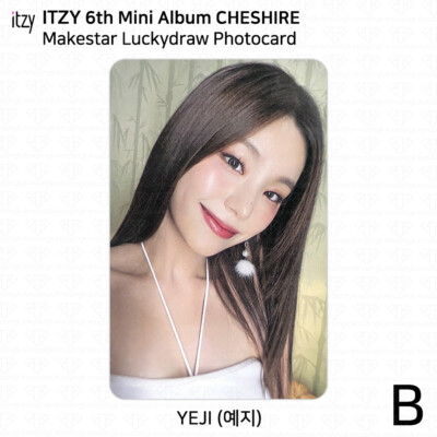 ITZY 6th Mini Album Cheshire Makestar Lucky Draw Photocard 2