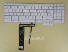 For Lenovo Legion 5-15ACH6A 5-15ACH6H Keyboard Blue Backlit Latin Spanish White