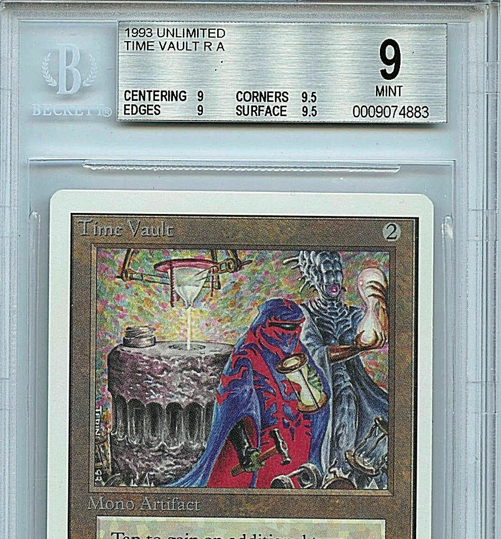 MTG CCG Unlimited Time Vault BGS 9.0 (9) Mint Card Magic the Gathering WOTC