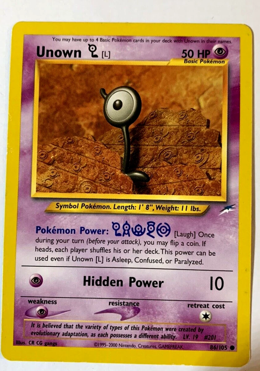 Unown [W] (29/105) [Neo Destiny] – Pokemon Plug