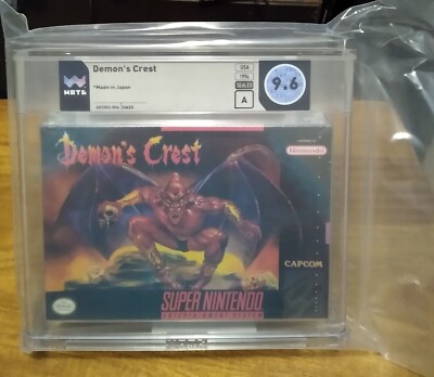 Wata A Demon's Crest Super Nintendo SNES Factory Sealed