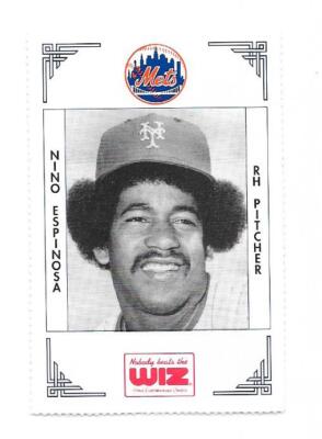 NINO ESPINOSA 1991 METS THE WIZ # 108 NEW YORK METS  FREE SHIPPING