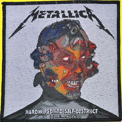 Metallica - Hardwired To Self Destruct gewebter Aufnäher-woven Patch