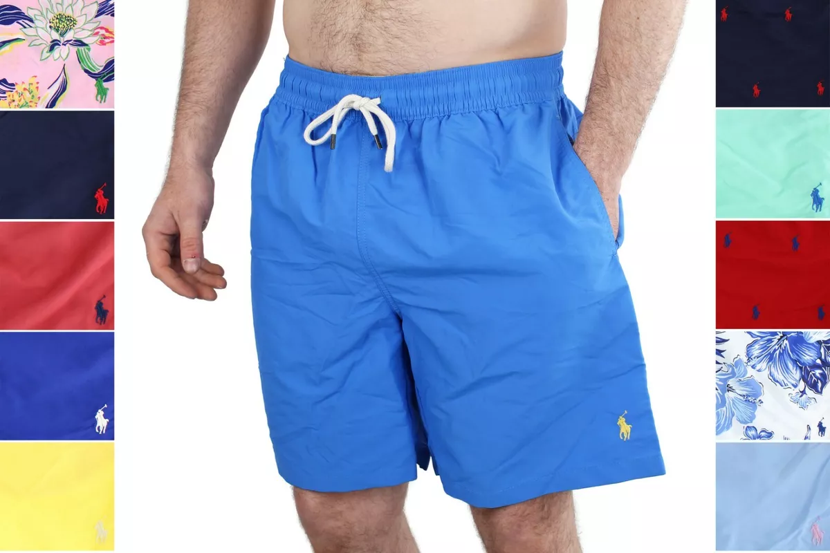 Polo Ralph Lauren Swim Trunks Men's Traveler Classic Fit Swimwear 3-Pocket  Short