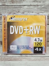 MEMOREX 4.7GB DVD RW Blank Media Disc 120 Minutes New/Sealed