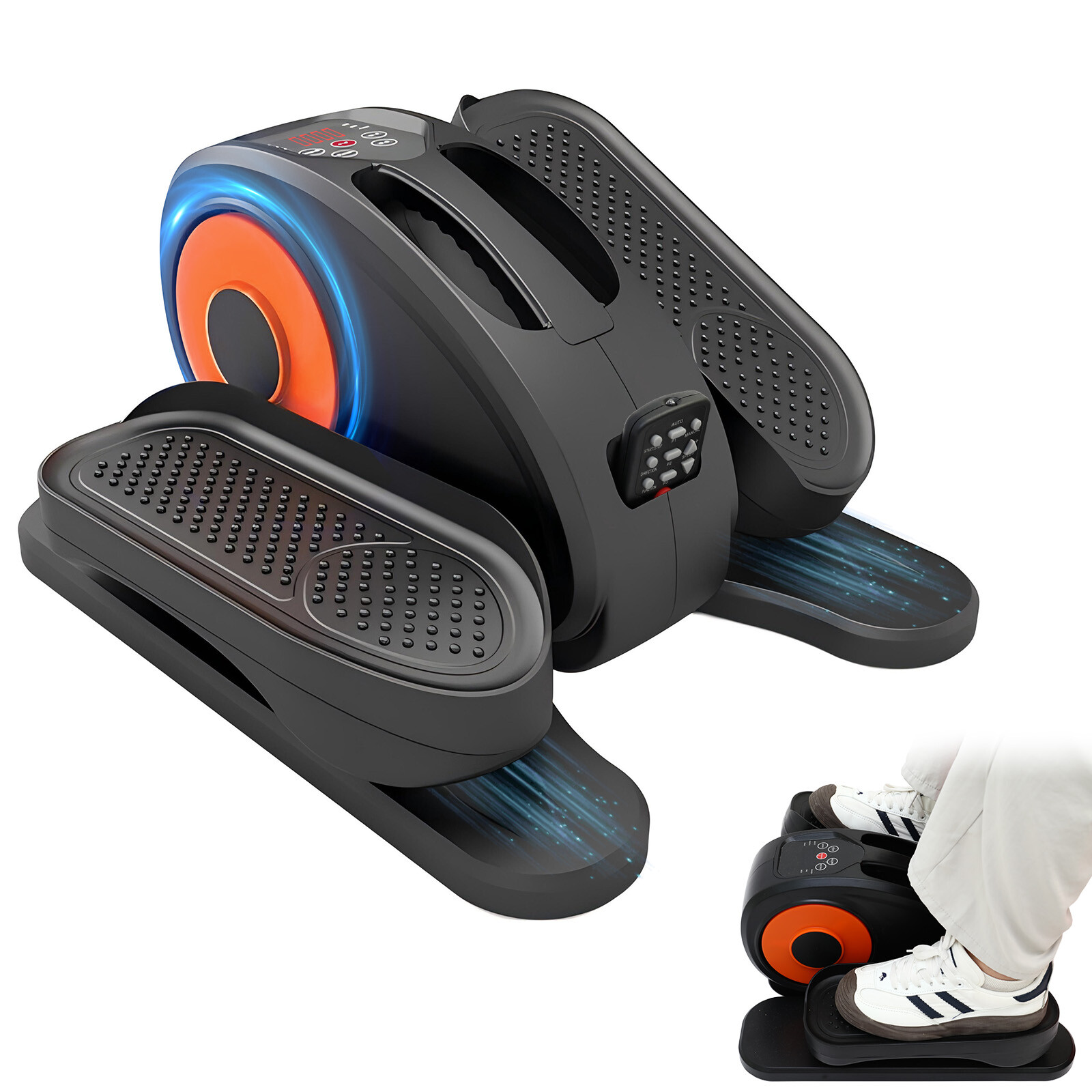 Ellipse Leg Exerciser For Seniors Under Desk Elliptical Machine Fully Assembled