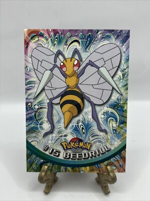 Pokemon Topps - Beedrill #15 (Black Logo) - TV Animation Edition ...